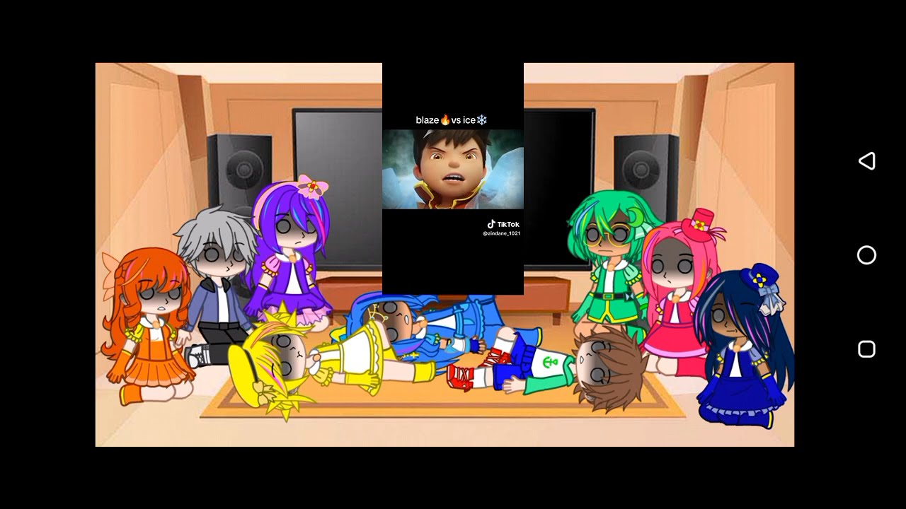 Rainbow bubblegem react to Boboiboy galaxy baraju part 2 