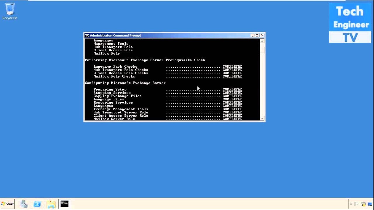 Install Exchange Server 2010 via CLI (Command Line Interface) Mode ...