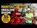 Manitou MT 1840 Bakımı: 35 Critical Greasing Points! (Full Guide)