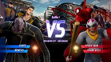 MARVEL VS. CAPCOM: INFINITE Dante,Nemesis Alt. Requested Gameplay In Arcade Mode