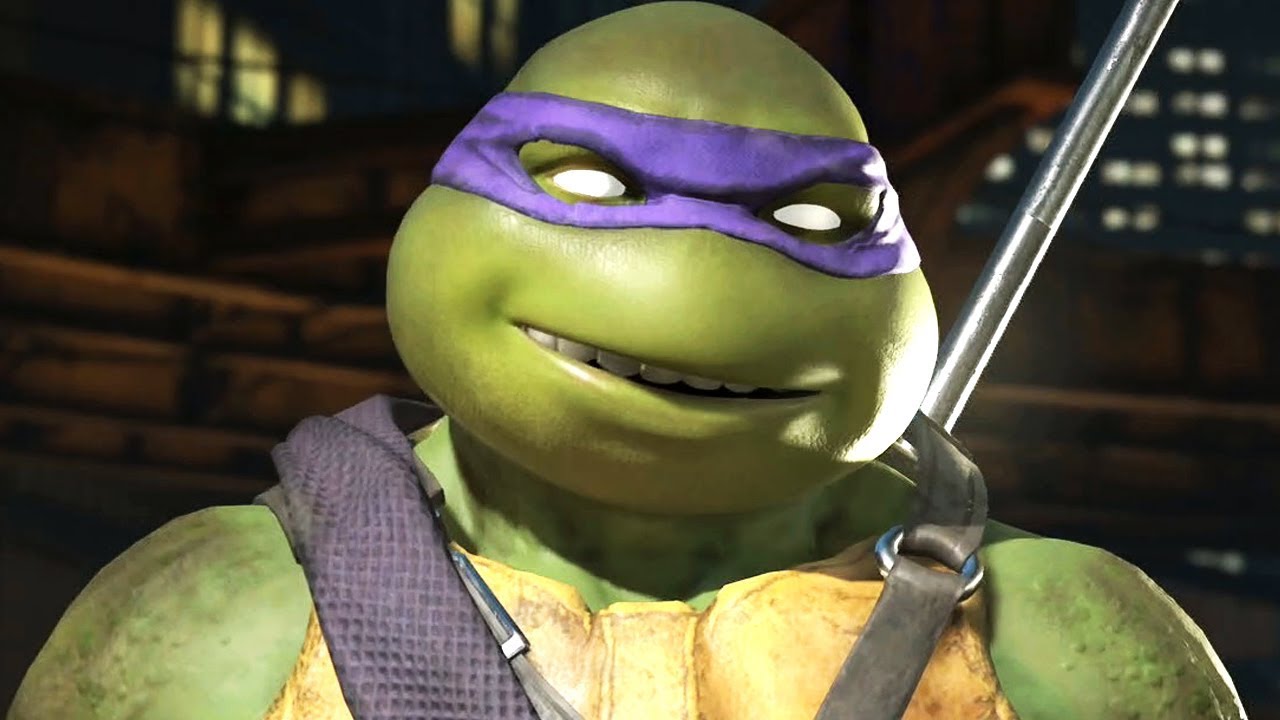 Donatello em Chamas no Injustice 2 (Tartarugas Ninjas) 