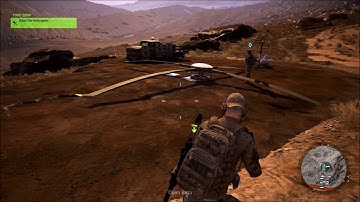 Ghost Recon Wildlands - Helicopter Stuck Inside Rock Bug [Open Beta]