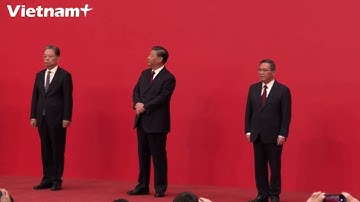 Tổng bí thư Trung Quốc Tập Cận Bình ra mắt 7 thành viên Thường vụ Bộ Chính trị