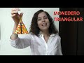 Cómo hacer un chupetero - monedero triangular