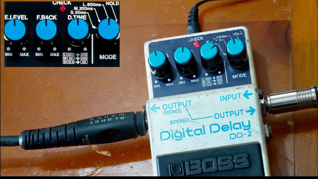 Boss DD2 Digital Delay pedal | Made in Japan | review - YouTube