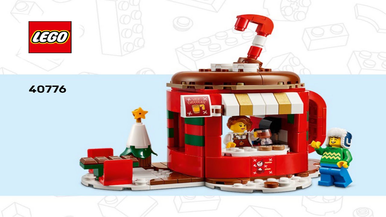 Promotional - Hot Chocolate Stand - Gift with Purchase LEGO instructions
