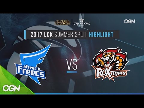 2017lcksummer [H/L 2017.06.15] Afreeca vs ROX Game3 - 2017 LCK Summer Split (롤챔스 하이라이트) 170615 EP.25