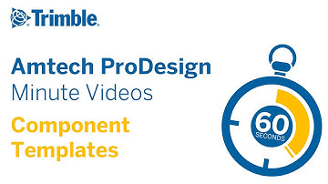 ProDesign Minute Videos: Component Templates