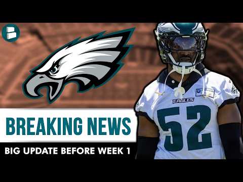 🚨BREAKING: Philadelphia Eagles Just Got HUGE NEWS Before Playing Commanders | Eagles News