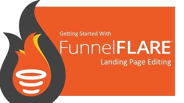 Editing your Landing Page in FunnelFLARE