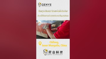 👀 Come and see our sorting system in Guangdong - GENYE LINEAR CROSS-BELT SORTER.