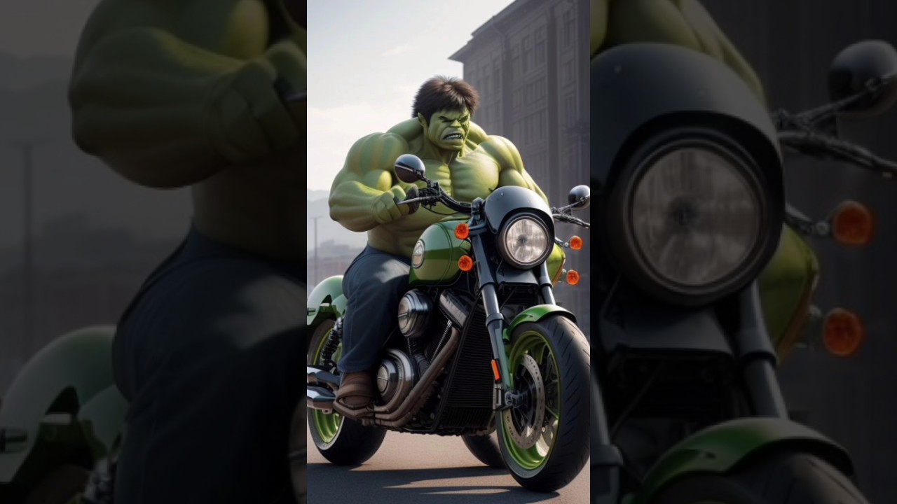 Hulk motorcycle - YouTube