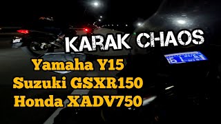 GSXR150 - Top Speed Run (GSXR150, Yamaha Y15, Honda XADV750)