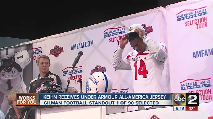 Gilman Under Armour All-American Melvin Keihn gets...