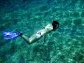 Freediving and finswimming in the libyan sea sfakia crete