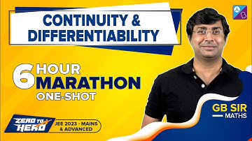 Continuity and Differentiability Class 12 Maths in One-Shot (Full Chapter) | JEE Mains 2023 | GB Sir