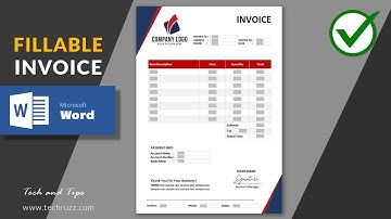 How to Create a Fillable Invoice in Microsoft Word 2016/2019