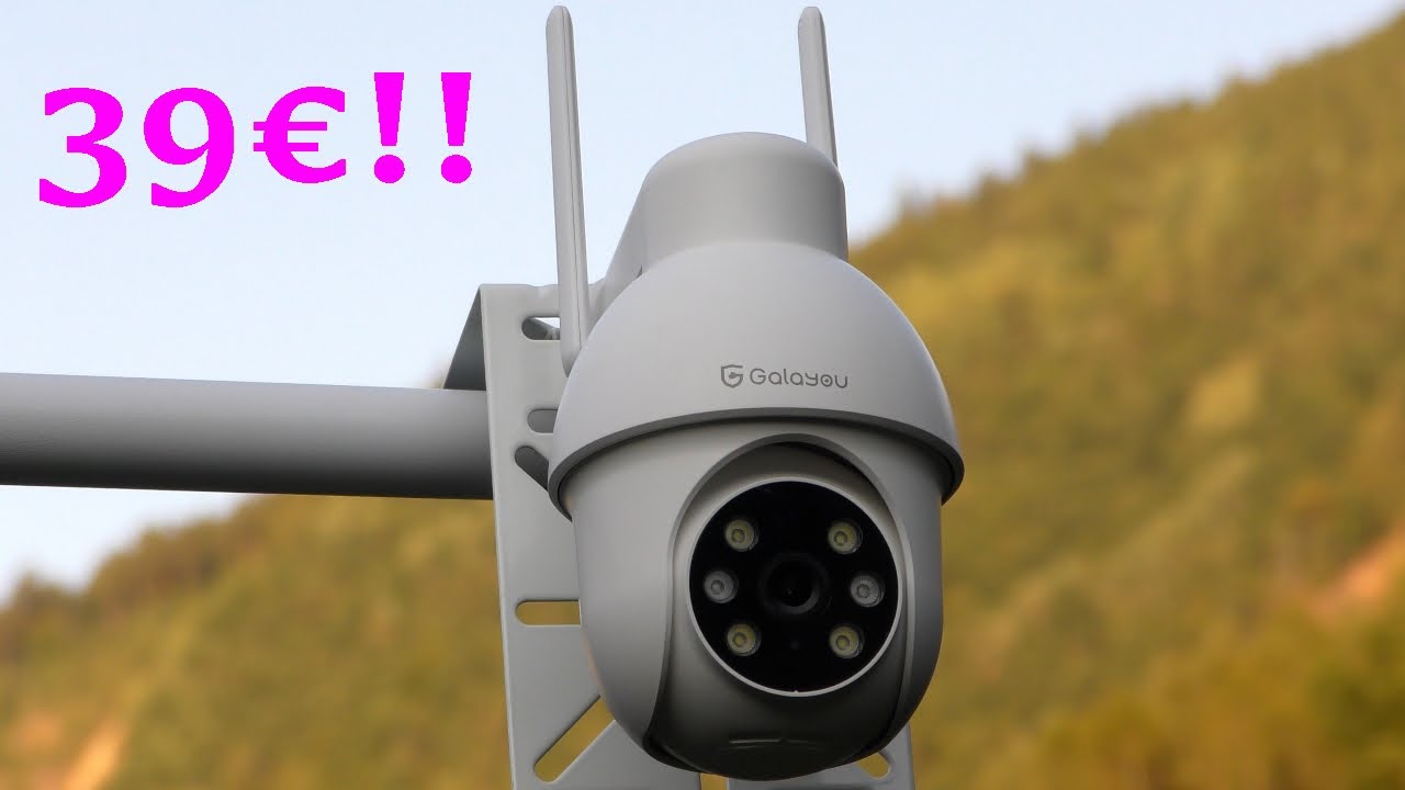 GALAYOU Y4 Wireless PTZ Outdoor Security Camera Setup & Unboxing