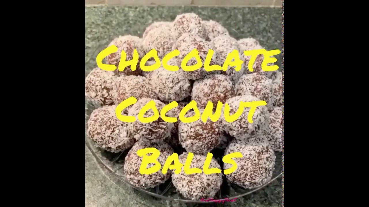 Homemade Chocolate Coconut Balls