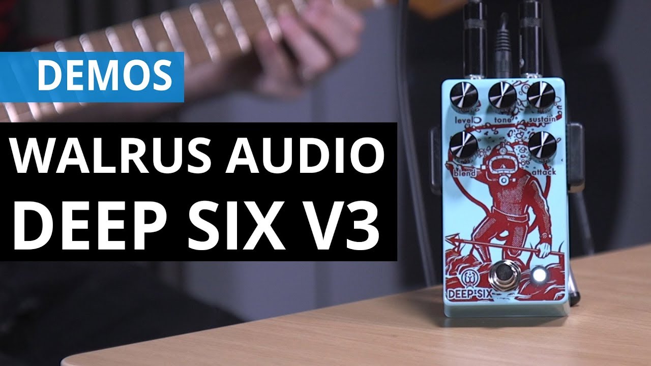 Walrus Audio Deep Six Compressor V3, Red (Gear Hero Exclusive)