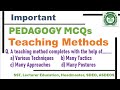 Pedagogy Mcqs | Teaching Methods | Pedagogy Lecture in Urdu #education #exam #testpreparation