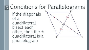 6 3 Tests for Parallelograms