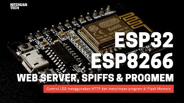 PROGMEN dan SPIFFS untuk menyimpan program ke Flash Memory ESP8266 atau ESP32