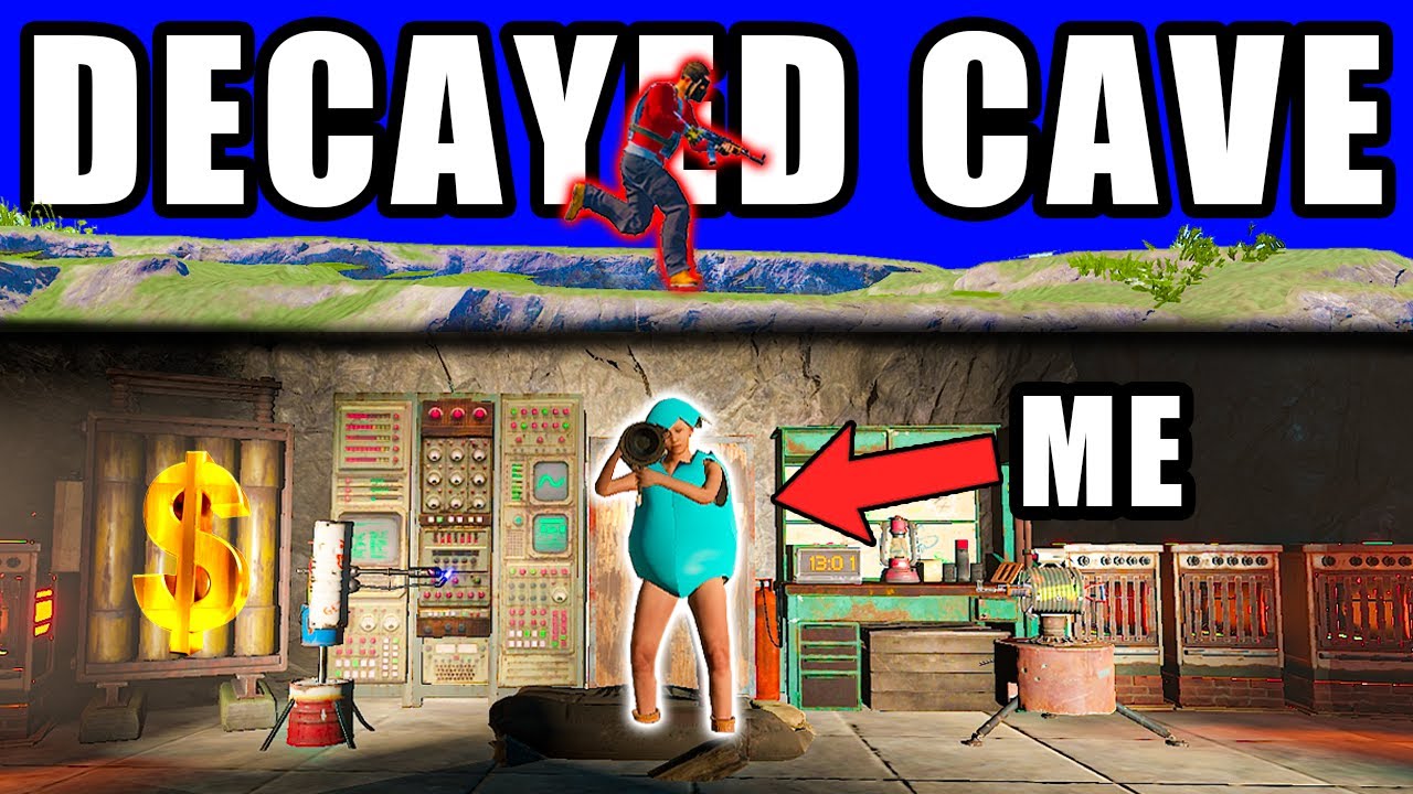 I found a Loaded Decayed Cave Based- Rust - YouTube