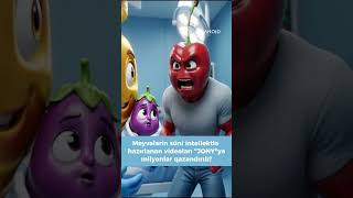 Meyvələrin süni intellektlə hazırlanan videoları "JONY"yə milyonlar qazandırıb?  #jony #meyvə #pul