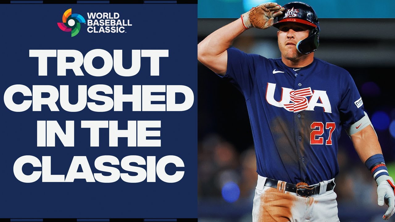 CAPTAIN AMERICA!! Mike Trout has AMAZING World Baseball Classic to lead USA  to Finals! 