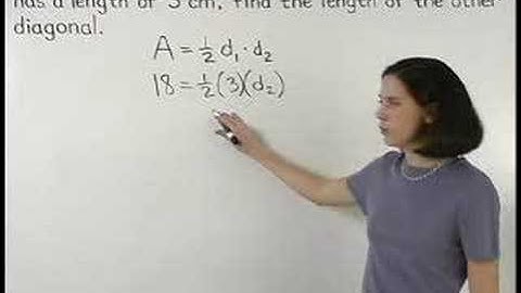 Area of a Rhombus - MathHelp.com - Geometry Help