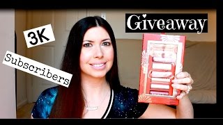 3K Subscribers Giveaway International