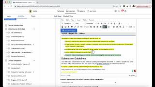 Populate an Activity Page
