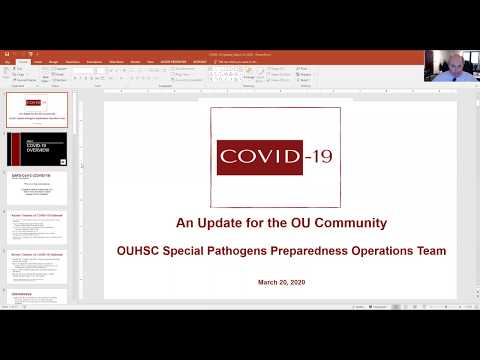 COVID-19 Update - OUHSC Special Pathogens Preparedness Operations Team