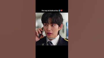 The way he looks at her🌚❤️ judge from hell #kdrama #judgefromhell #parkshinhye #jaeyong #shorts