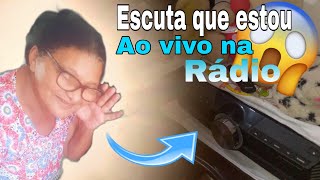 MINHA VÓ PASSANDO NA RÁDIO AO VIVO 😂 ''trollagem\