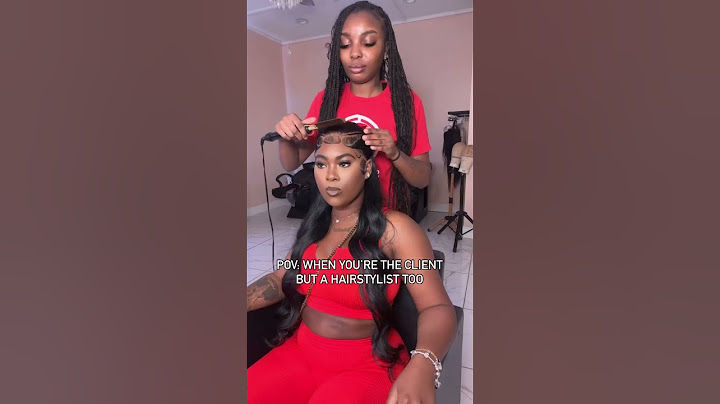 Pov: When you’re the client but a hairstylist too😅#shorts #linktohair #wigs #hair