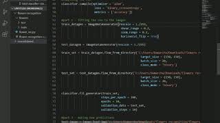 Flowers Recognition Classification using CNN with python
