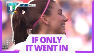 Alex Morgan MISSES penalty kick in her FINAL career game moments before LEAVING the field