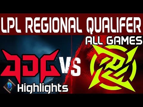 JDG vs NIP Highlights ALL GAMES | LPL Regional Qualifer 2024 | JD Gaming vs Ninjas in Pyjamas