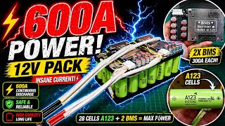 Building a 12V 600A High Discharge LiFePO4 Battery Pack