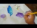 Pintando mariposas con alfre Severo.