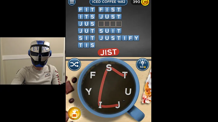 WORD MOCHA ICED COFFEE LEVEL 1682 ANSWERS