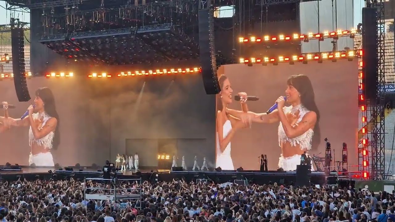 Palabras de AITANA y ANA GUERRA tras cantar LO MALO - Metamorfosis Season BCN 19.07.2025