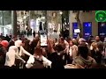 فلسطينيات مسلمات يرقصون مع اليهود المحتلين على اغنية هافا ناجيلا العبرية..في #القدس..