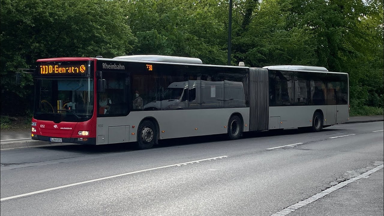 Mitfahrt auf der Linie 831 von Krefeld Uerdingen Bahnhof bis Meerbusch Haus Meer