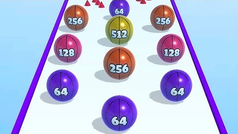 Ball Merge 2048 🎱❤️‍🔥🏀 MAX LEVELS!! All Levels Gameplay Walkthrough Android, iOS NEW UPDATE