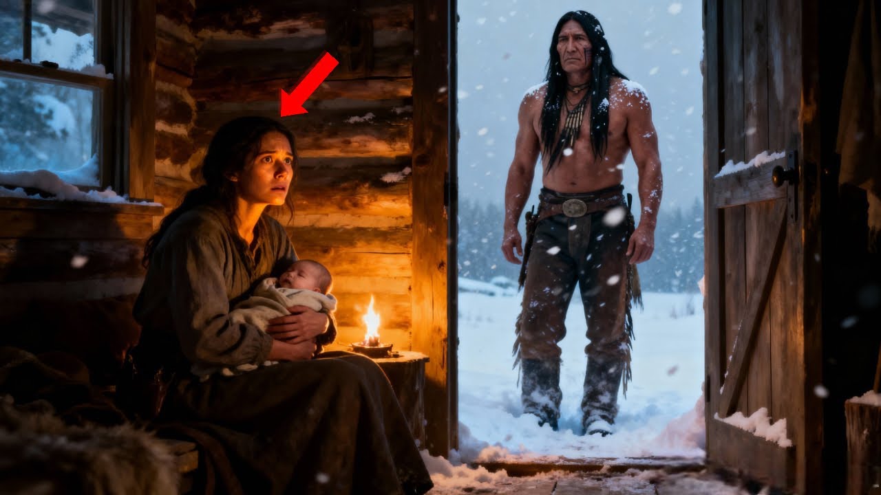 She Was Left at the Cabin with a Baby and No Name — Until  Giant Cherokee Said, “You Have One Now.”