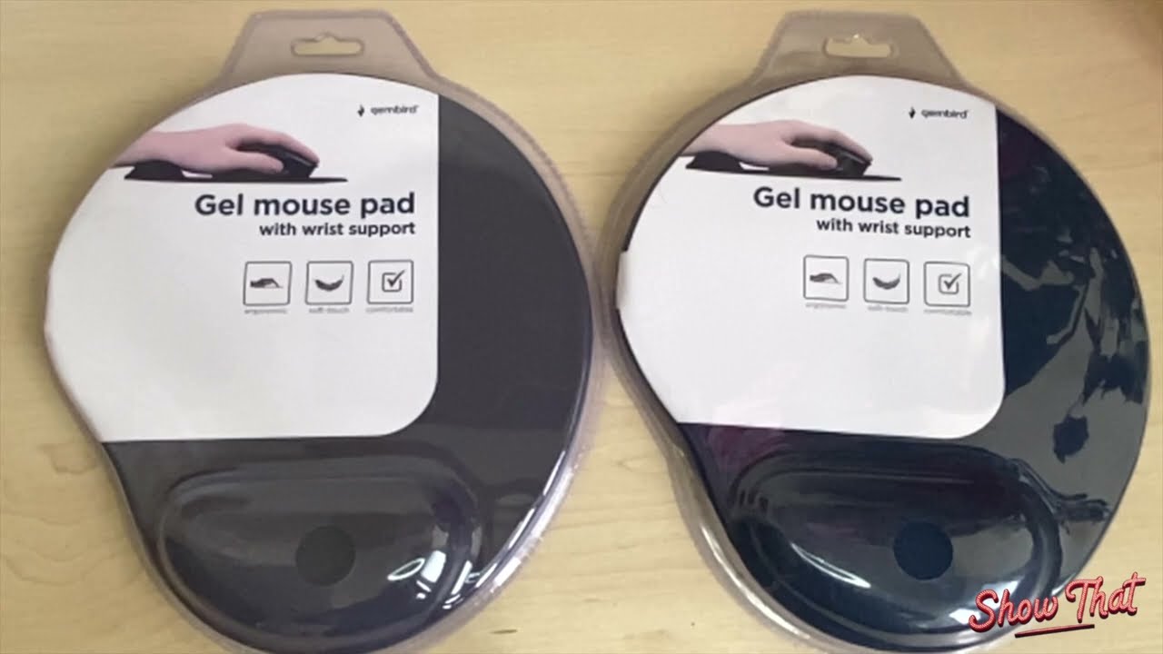Распаковка коврика для мыши Gembird Gel с поддержкой запястья | Эргономичный комфорт | 4K