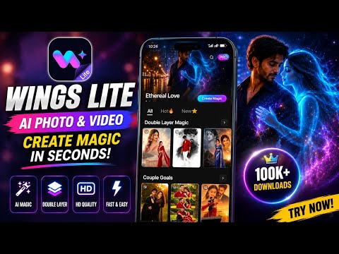 Wings Lite AI Photo Video | How to Use Wings Lite AI App